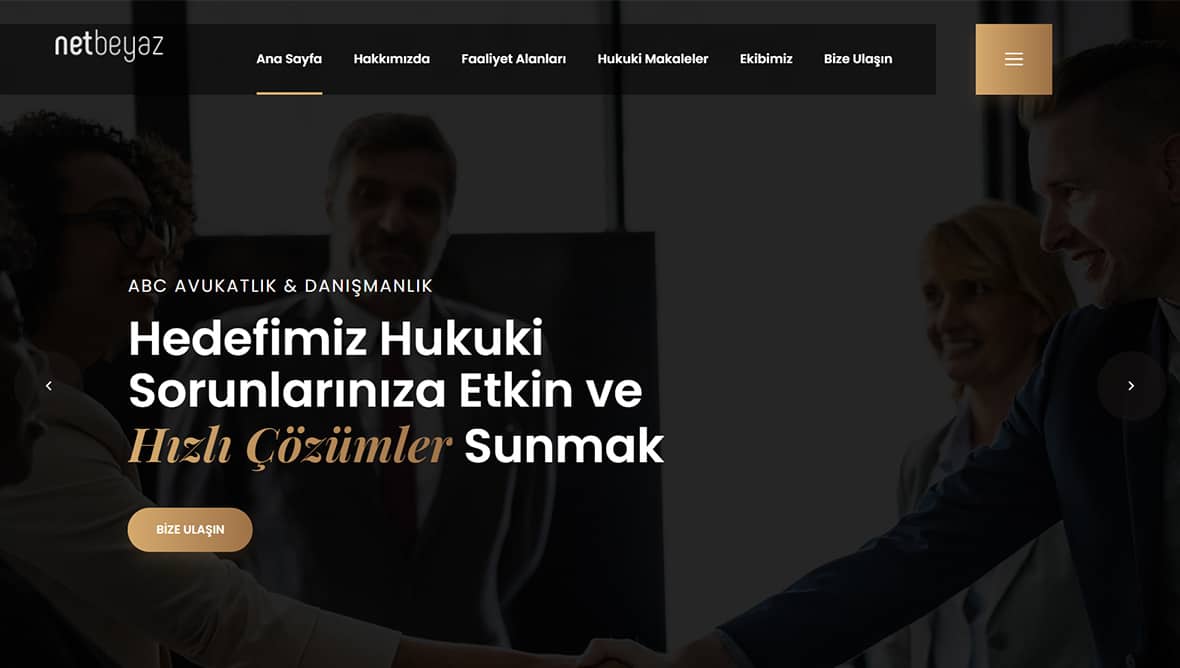 Avukat Hukuk Website Yazılımı